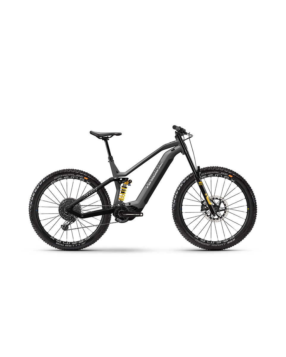 VTT électrique tout suspendu Unisexe NDURO 8 FREERIDE Gris/Noir