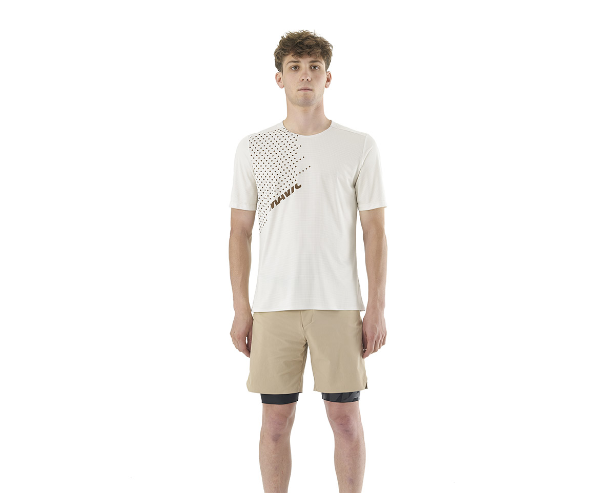Maillot manches courtes Homme CROSSTRAIL Blanc